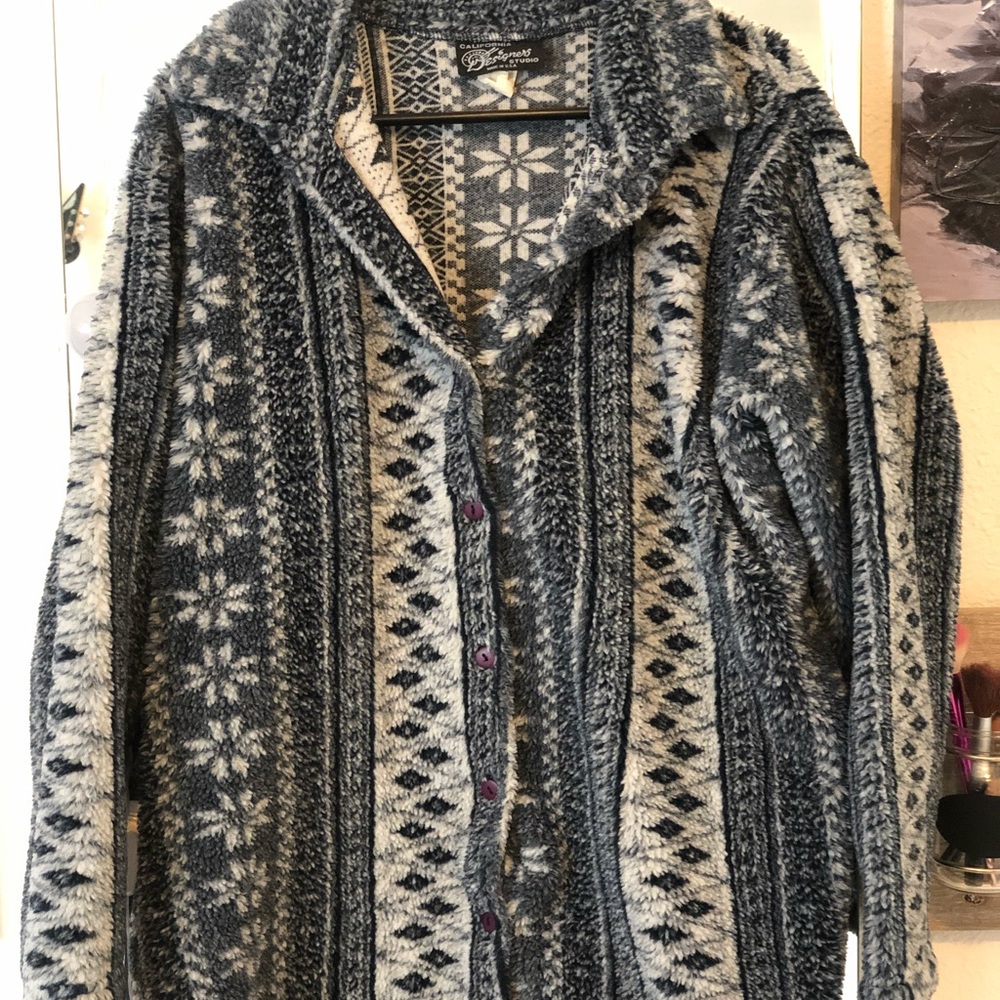 Vintage button down sweater